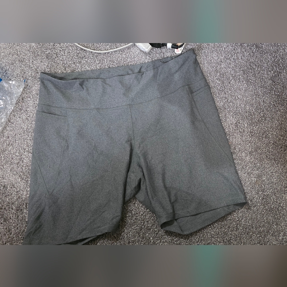 Old Navy Charcoal Biker Shorts
